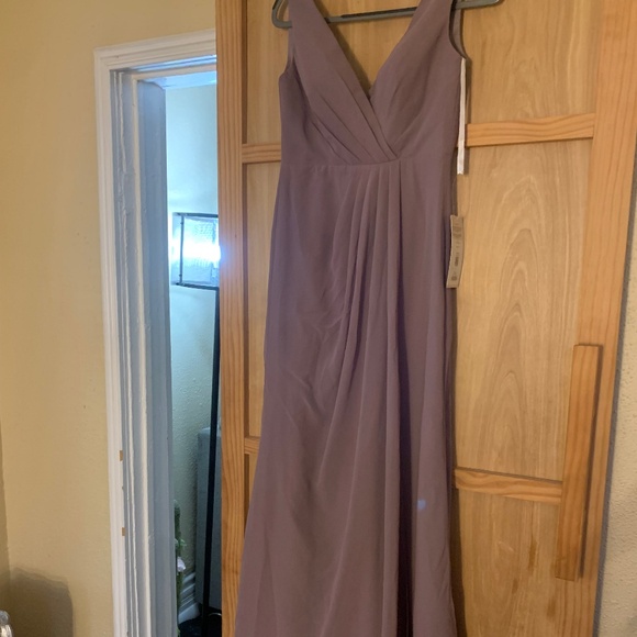 Revelry Wisteria Blair Chiffon Bridesmaid Dress - Picture 3 of 4